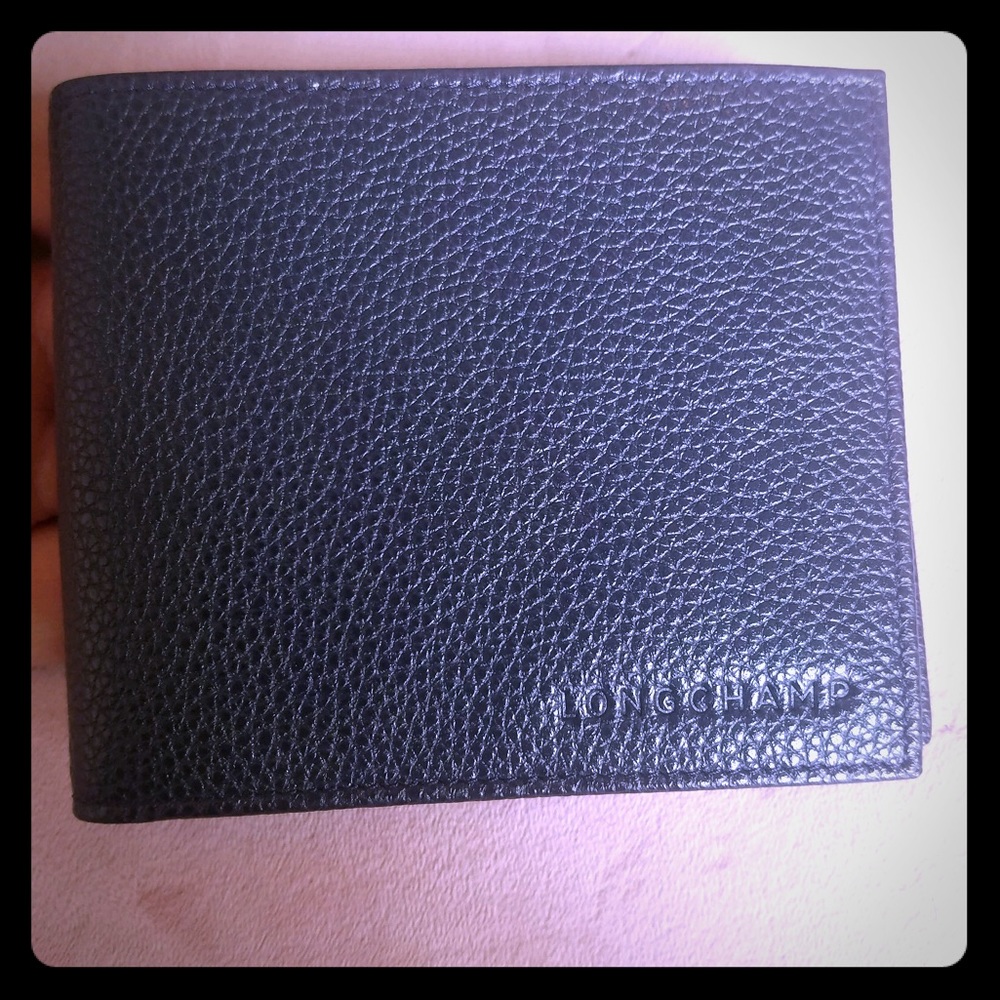 Longchamp Men’s Wallet (Navy Blue)